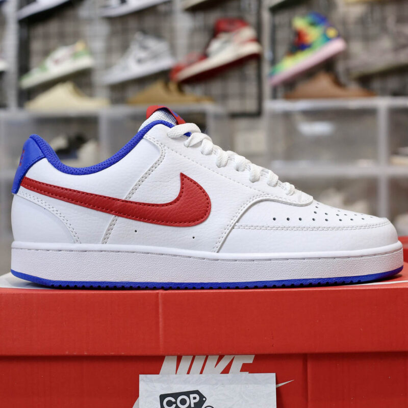 Giày Nike Court Vision Low White Red Blue Like Auth