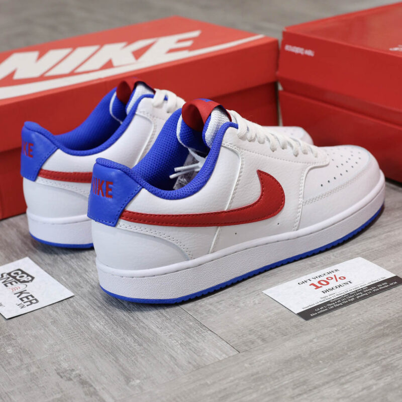 Giày Nike Court Vision Low White Red Blue Like Auth