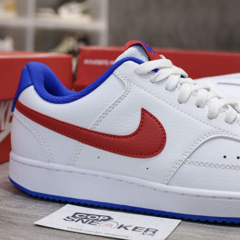 Giày Nike Court Vision Low White Red Blue Like Auth