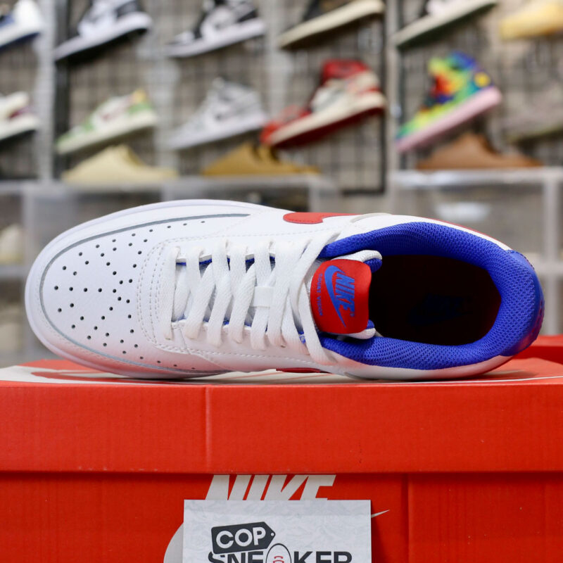 Giày Nike Court Vision Low White Red Blue Like Auth