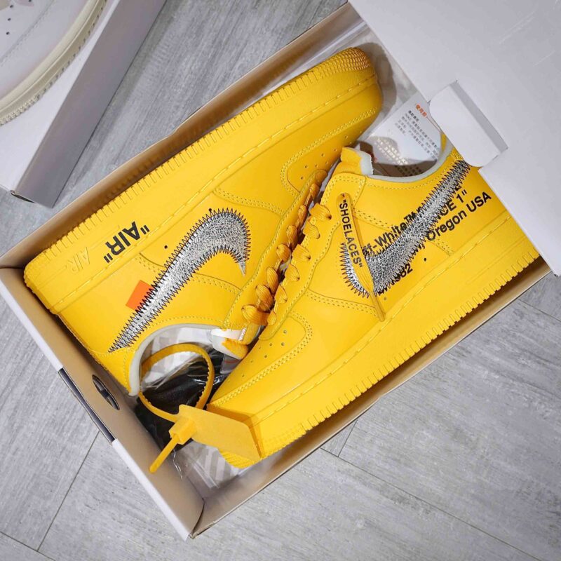 Giày Nike Off-White x Air Force 1 Low ‘Lemonade’ Best Quality