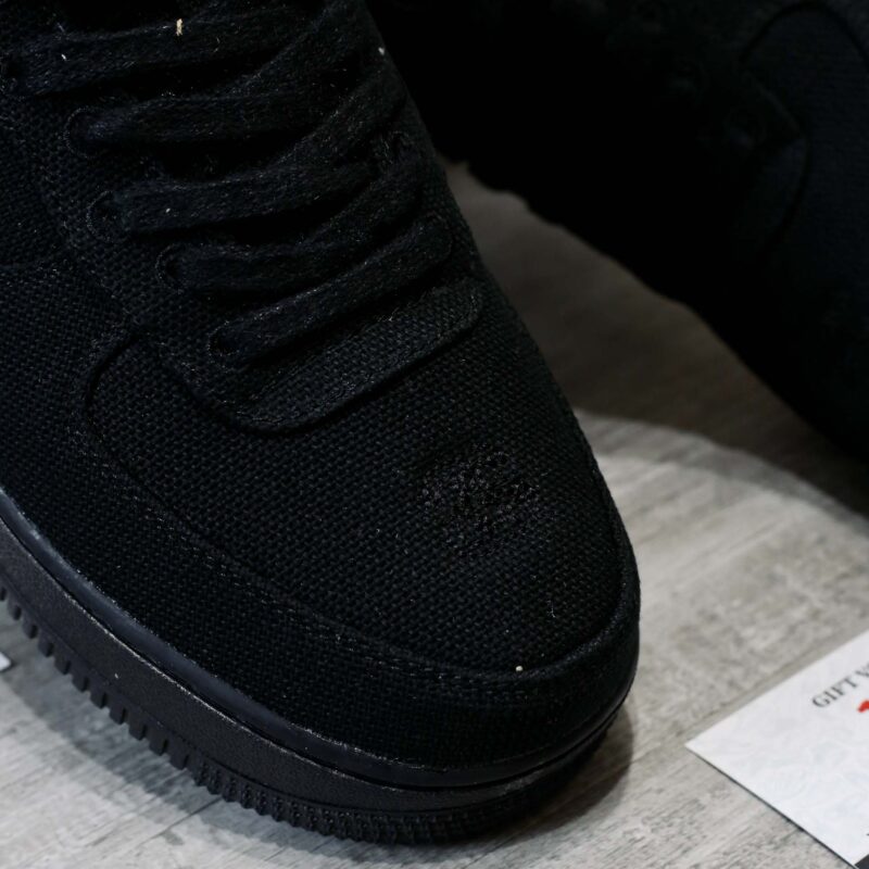 Giày Nike Stussy x Air Force 1 Low ‘Triple Black’ Best Quality