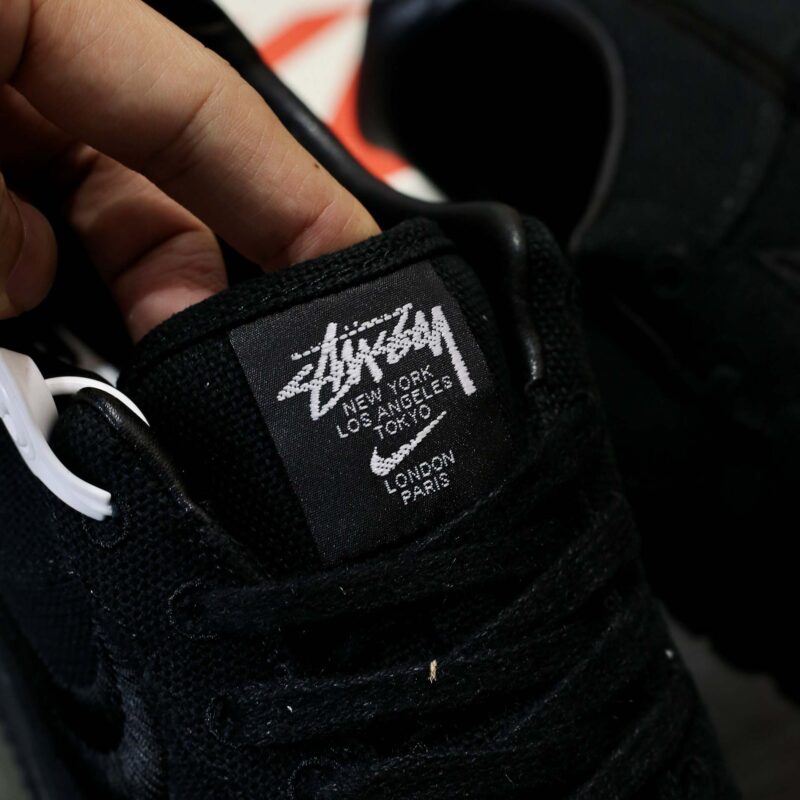 Giày Nike Stussy x Air Force 1 Low ‘Triple Black’ Best Quality