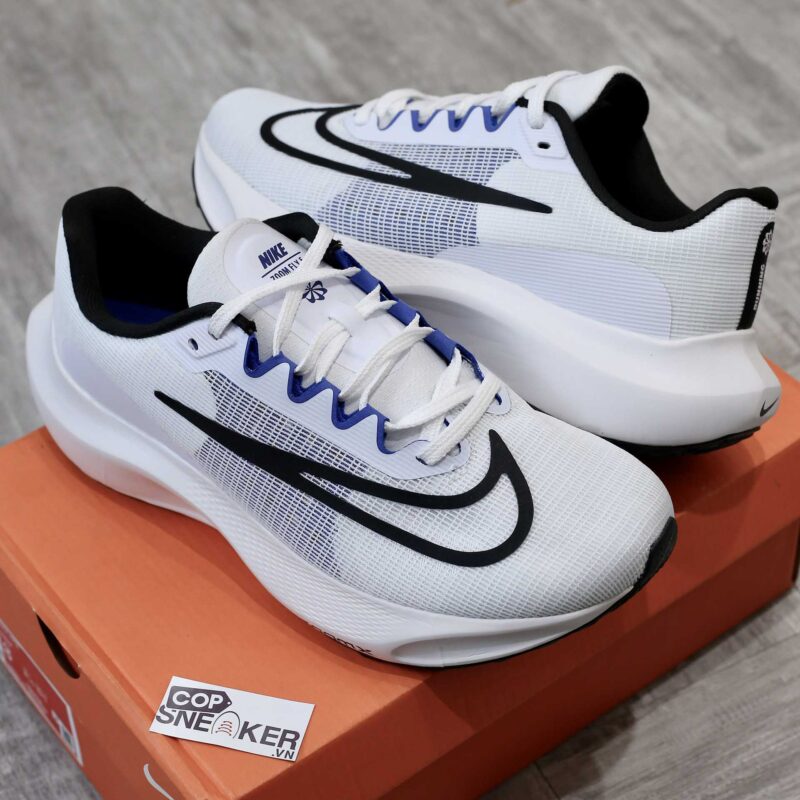 Giày Nike Zoom Fly 5 White Black Old Royal Like Auth