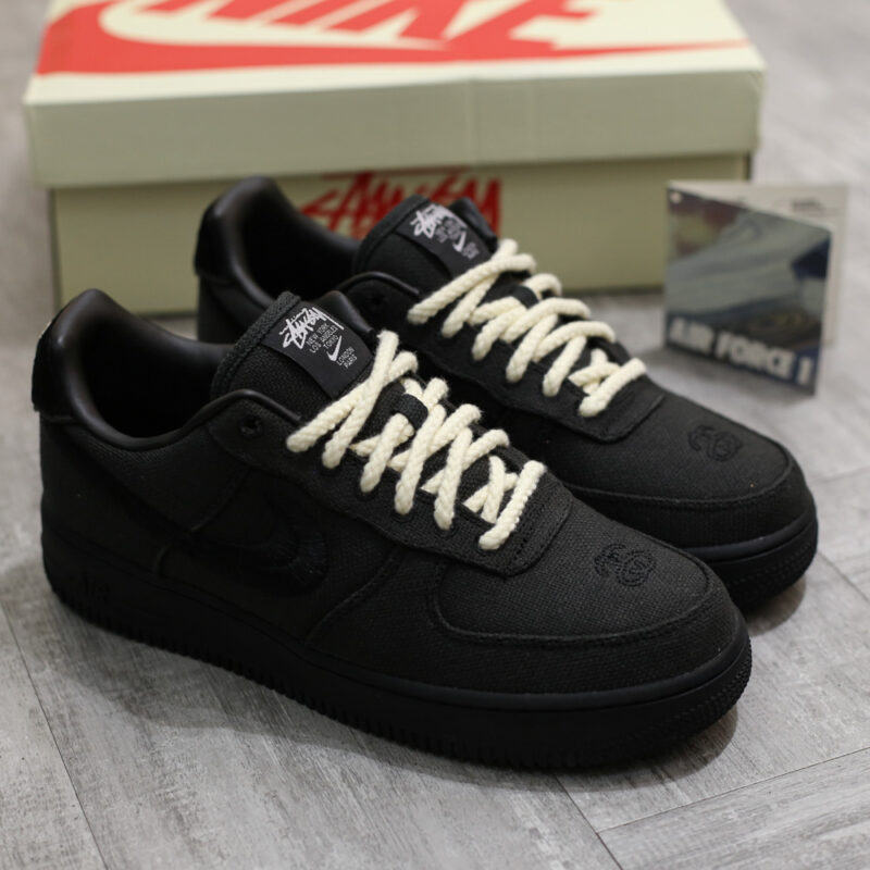 Nike Air Force 1 Low x Stussy ‘Triple Black’