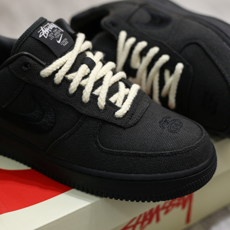 Nike Air Force 1 Low x Stussy ‘Triple Black’