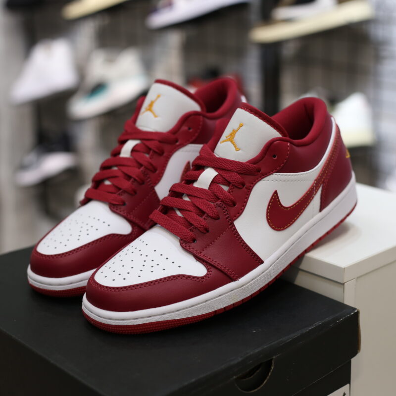 (BEST) Air Jordan 1 Low 'CARDINAL RED'