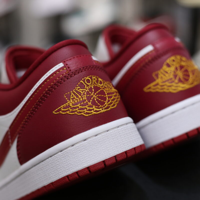 (BEST) Air Jordan 1 Low 'CARDINAL RED'