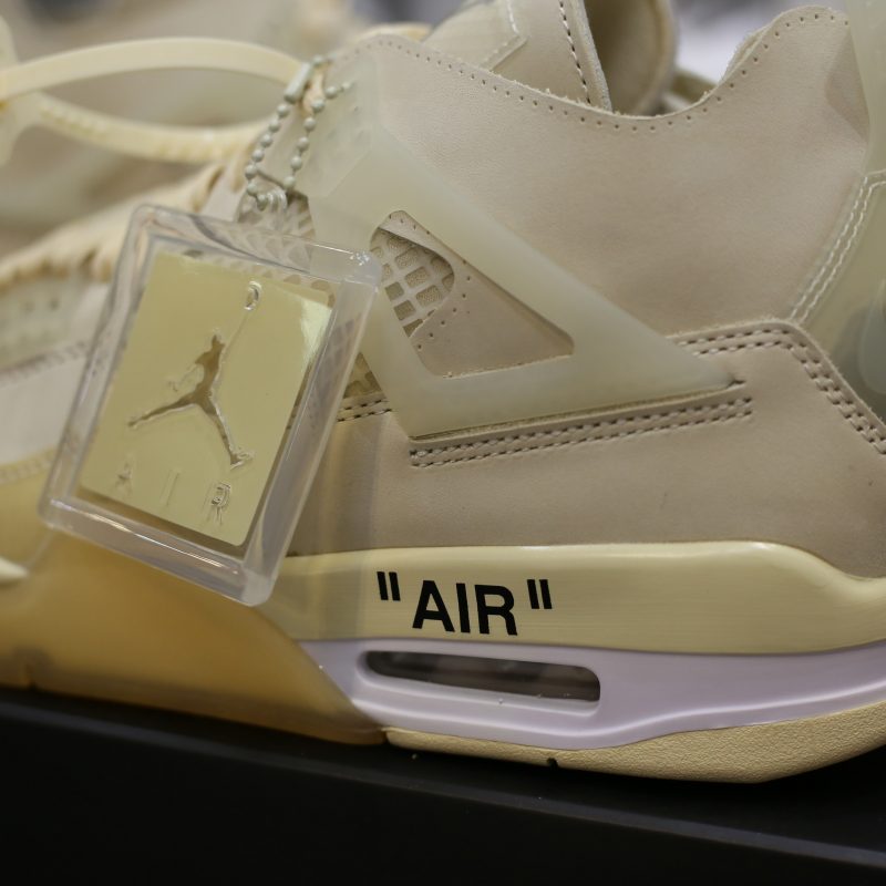 (BEST) Jordan 4 WMNS Retro OFF-WHITE™ 'SAIL'