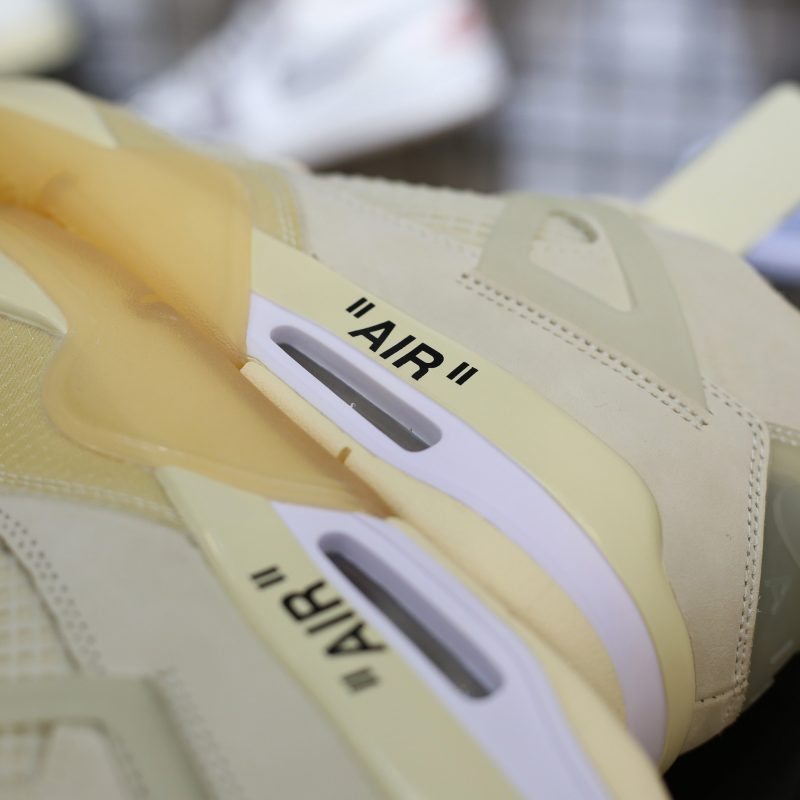 (BEST) Jordan 4 WMNS Retro OFF-WHITE™ 'SAIL'