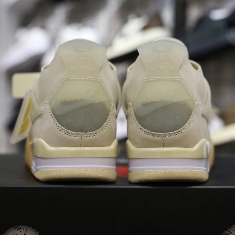 (BEST) Jordan 4 WMNS Retro OFF-WHITE™ 'SAIL'