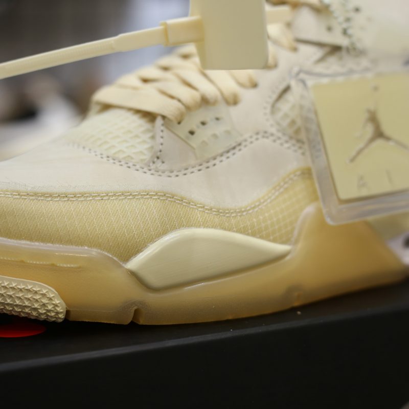 (BEST) Jordan 4 WMNS Retro OFF-WHITE™ 'SAIL'