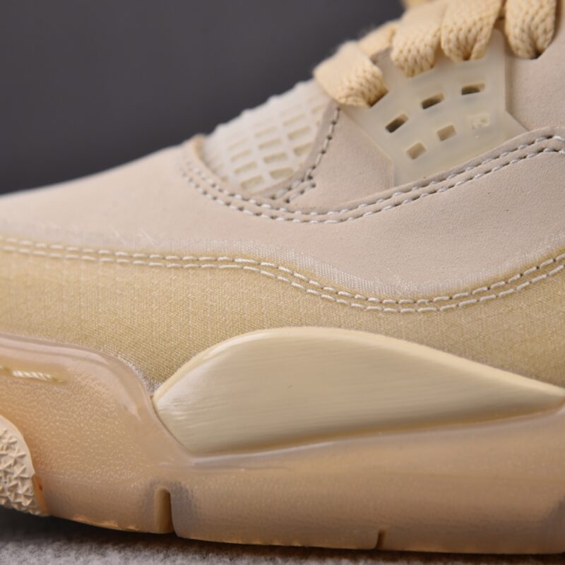 (BEST) OFF-WHITE™ x Air Jordan 4 WMNS Retro 'SAIL'