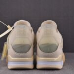 (BEST) OFF-WHITE™ x Air Jordan 4 WMNS Retro 'SAIL'