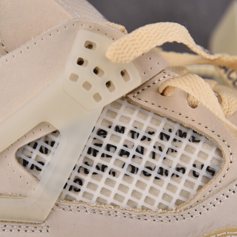 (BEST) OFF-WHITE™ x Air Jordan 4 WMNS Retro 'SAIL'
