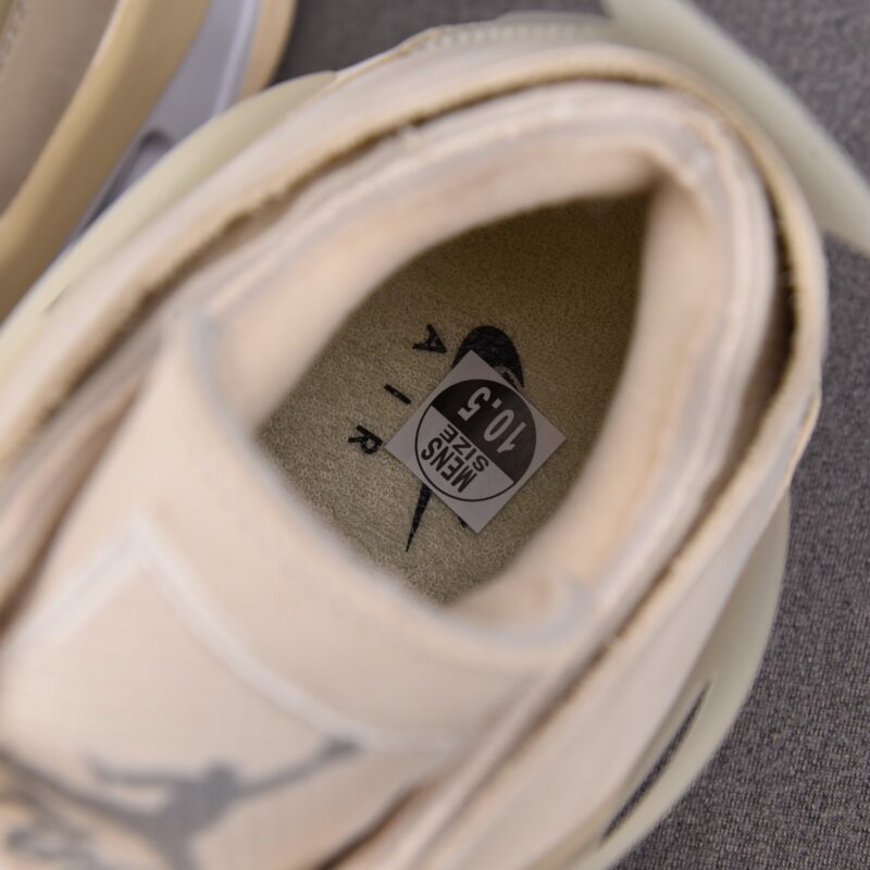 (BEST) OFF-WHITE™ x Air Jordan 4 WMNS Retro 'SAIL'