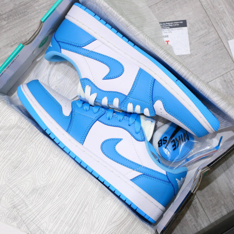 Giày Air Jordan 1 x Nike SB Low ‘UNC’ Like Auth