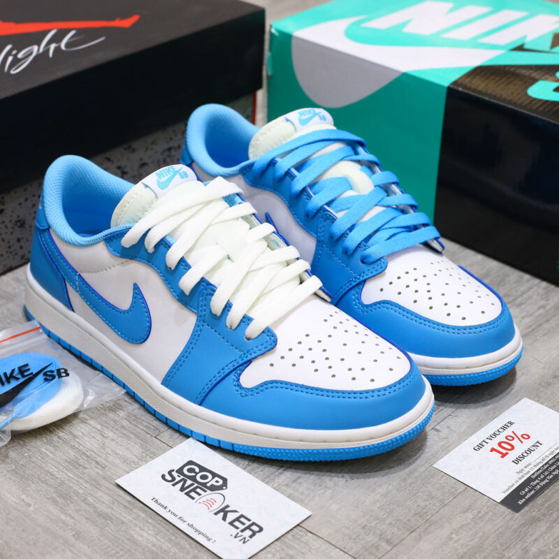 Giày Air Jordan 1 x Nike SB Low ‘UNC’ Like Auth