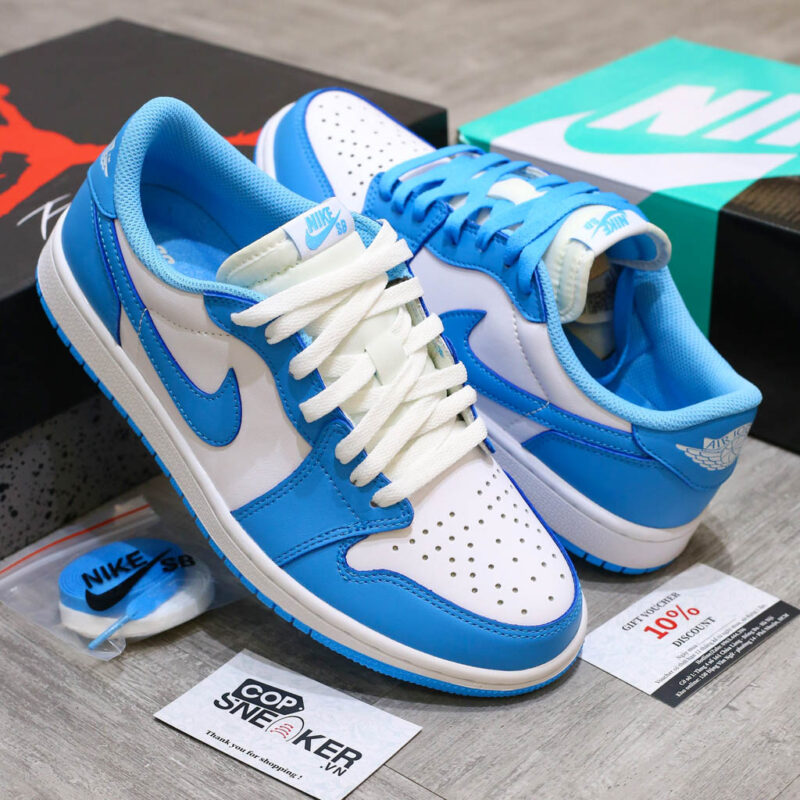 Giày Air Jordan 1 x Nike SB Low ‘UNC’ Like Auth