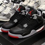 Giày Air Jordan 4 Retro ‘Bred Reimagined’ Like Auth