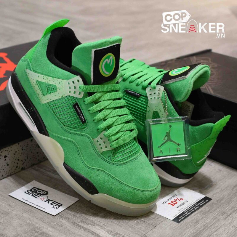 Giày Air Jordan 4 Retro Wahlburgers Best Quality