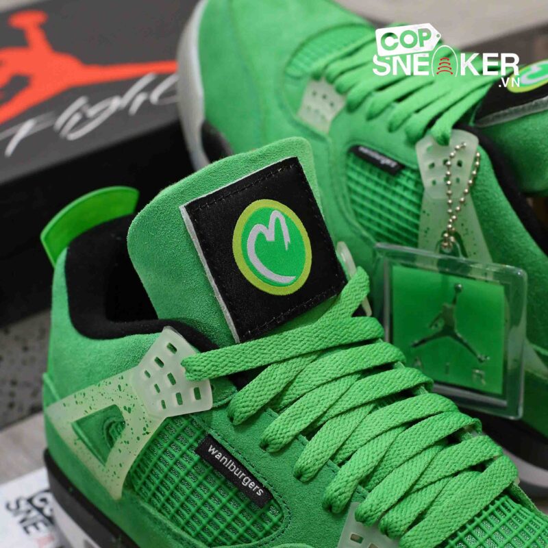 Giày Air Jordan 4 Retro Wahlburgers Best Quality