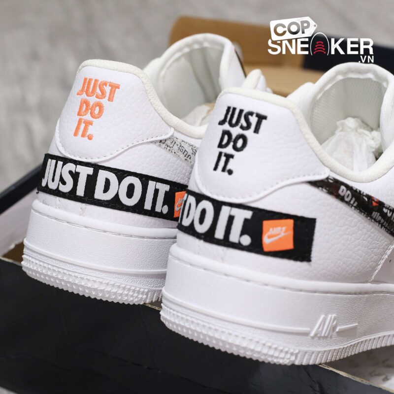 Giày Nike Air Force 1 Low Just Do It Pack White Black Best Quality