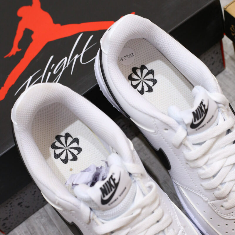 Giày Nike Court Vision Low Next Nature White Black Like Auth