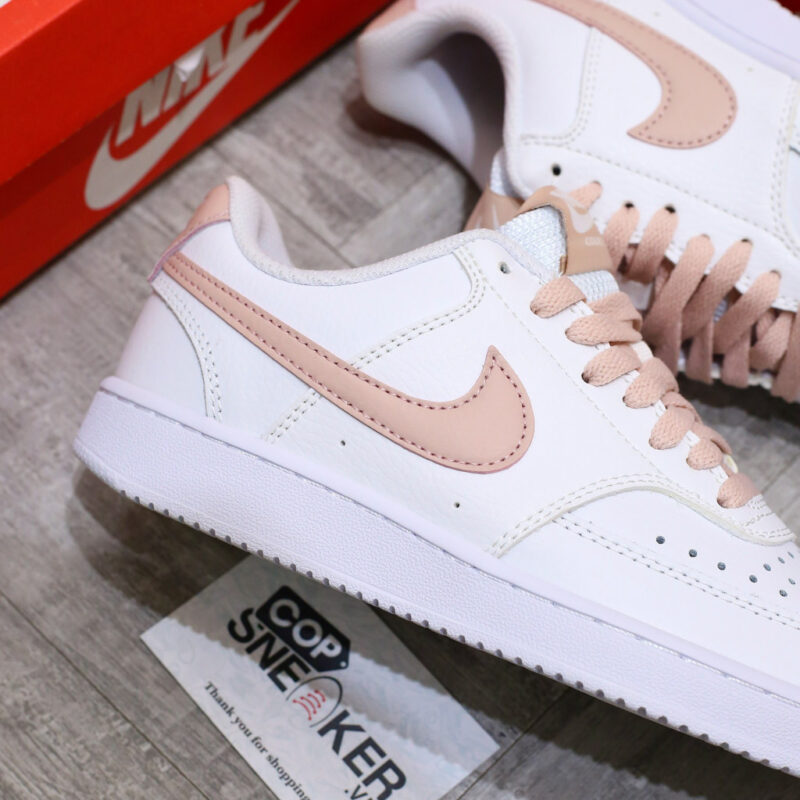 Giày Nike Court Vision Low Next Nature ‘White Pink Oxford Like Auth