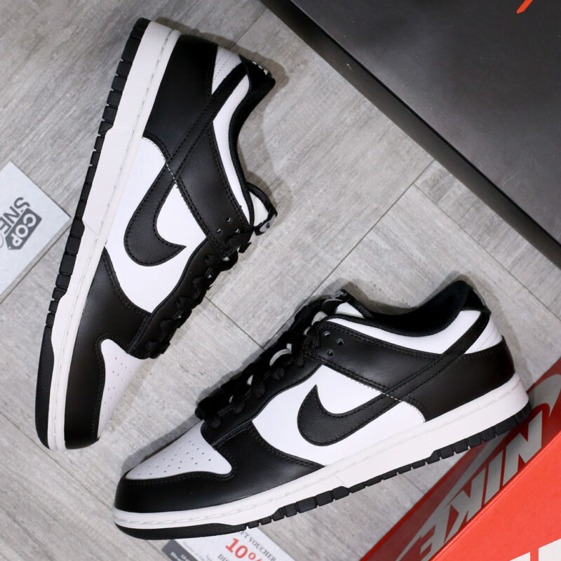 Giày Nike Dunk Low Retro White Black Best Quality