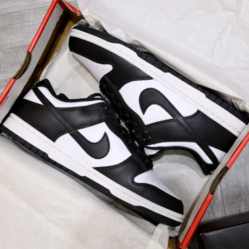 Giày Nike Dunk Low Retro White Black Best Quality