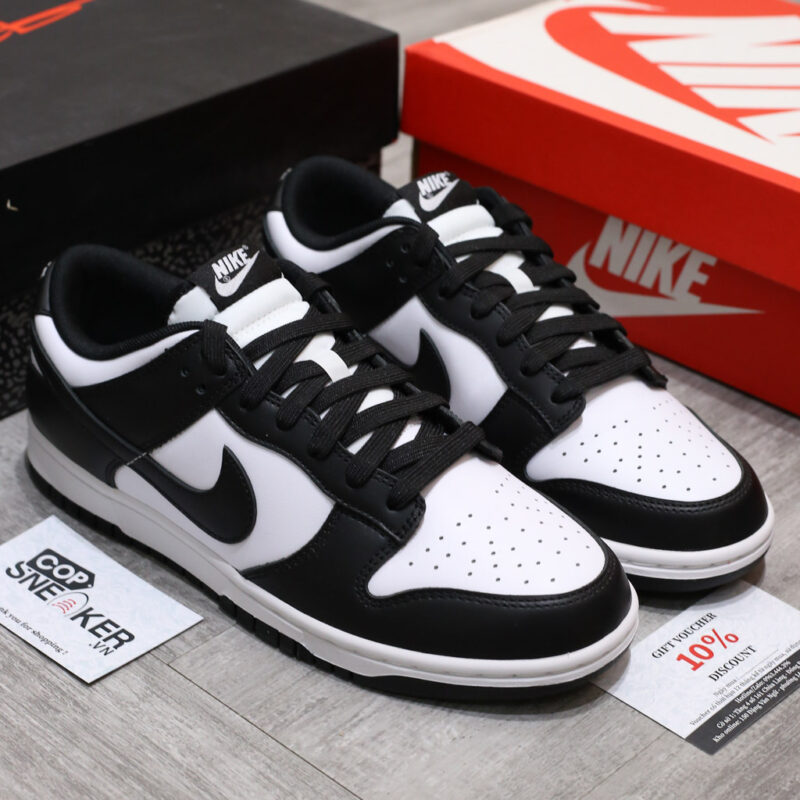 Giày Nike Dunk Low Retro White Black Best Quality