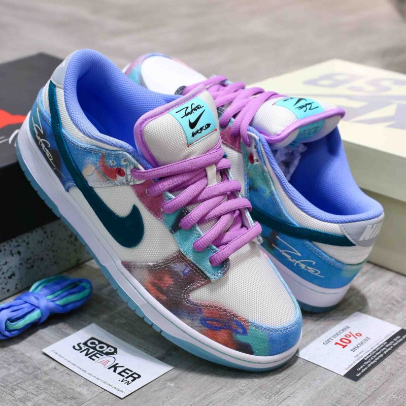 Giày Nike SB Dunk Low Futura Laboratories Bleached Aqua Best Quality