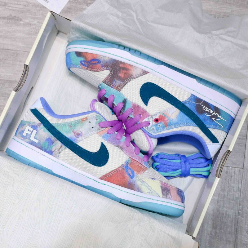 Giày Nike SB Dunk Low Futura Laboratories Bleached Aqua Best Quality