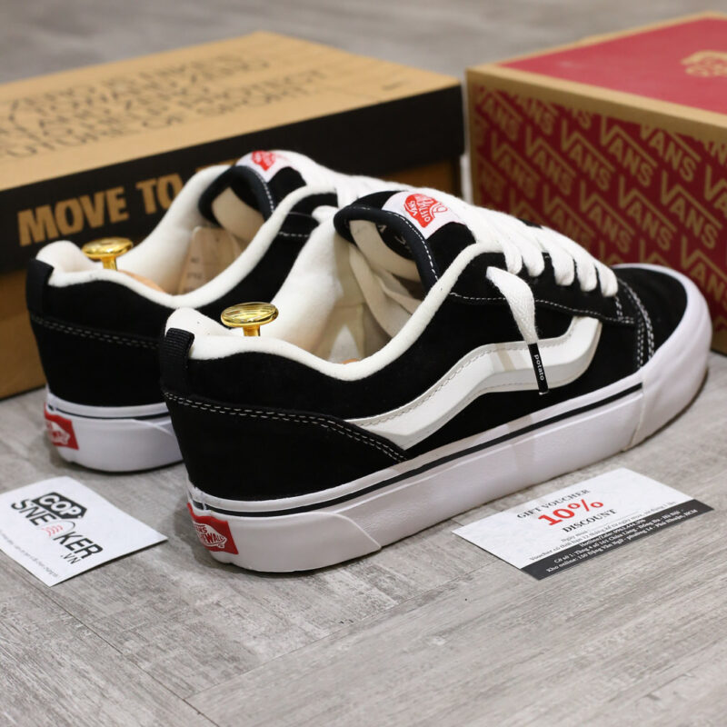 Giày Vans Knu-Skool Black White Like Auth