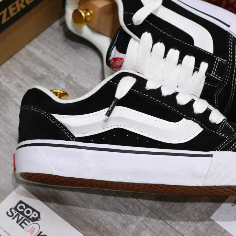 Giày Vans Knu-Skool Black White Like Auth