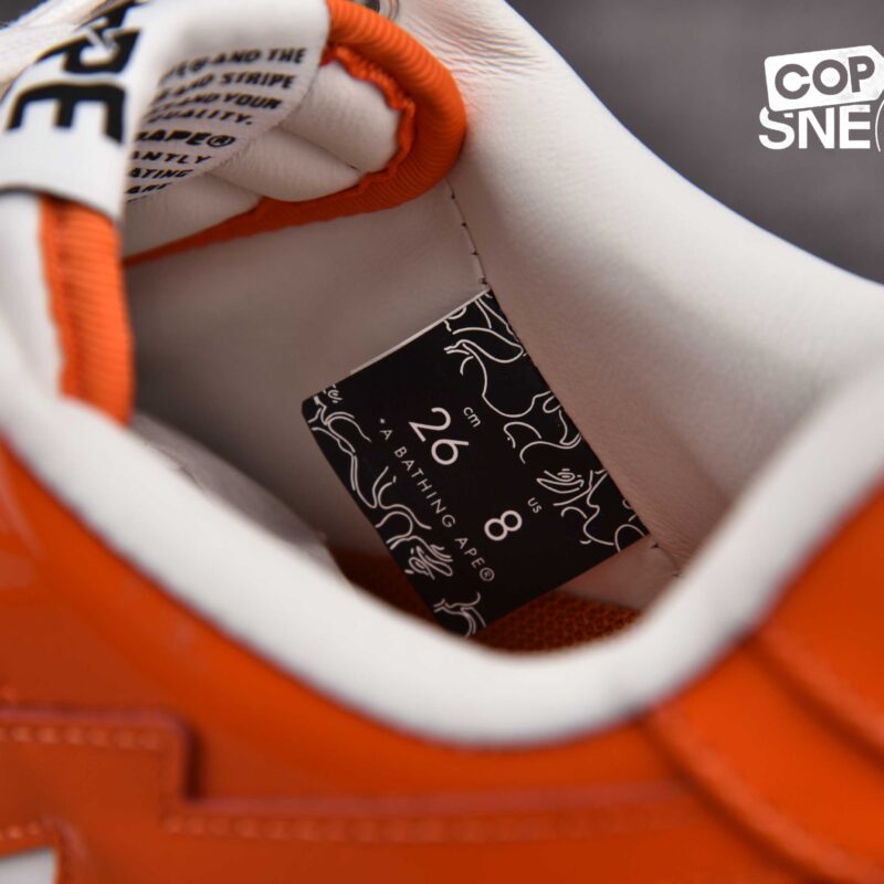 Giày A Bathing Ape Bape Sta Low Orange Best Quality