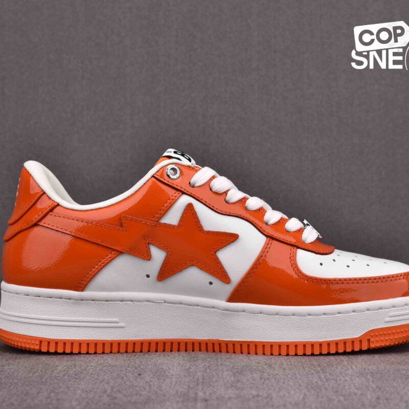 Giày A Bathing Ape Bape Sta Low Orange Best Quality