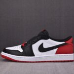 (BEST) Air Jordan 1 Retro Low OG 'Black Toe'