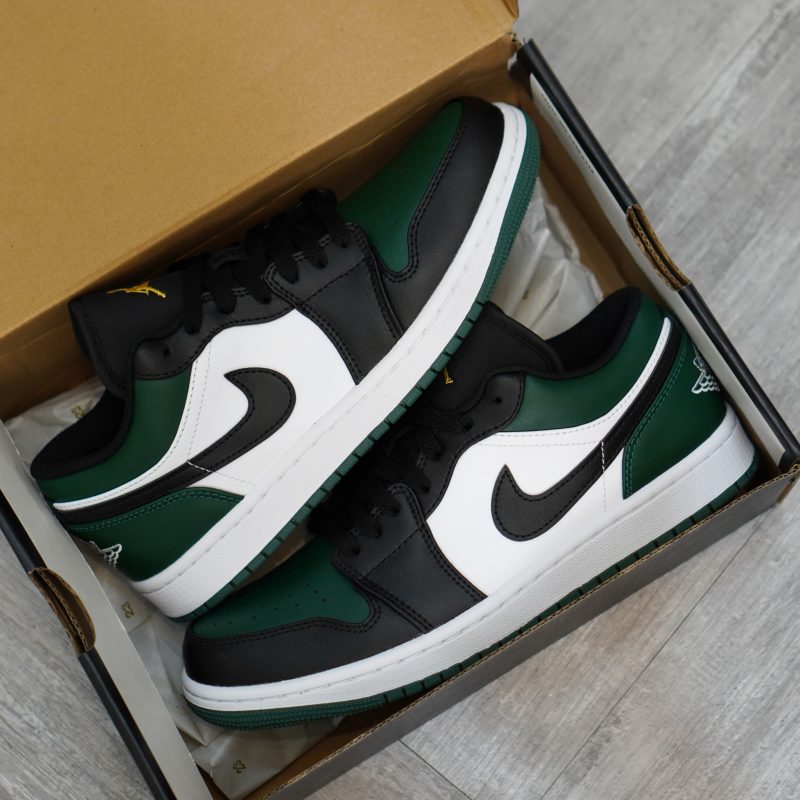 (BEST) Jordan 1 Low 'Green Toe'