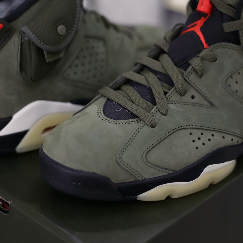 (BEST) Jordan 6 Retro Travis Scott 'OLIVE'