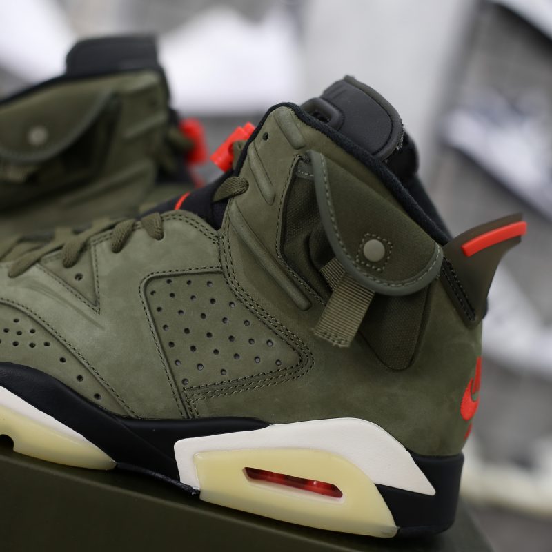 (BEST) Jordan 6 Retro Travis Scott 'OLIVE'