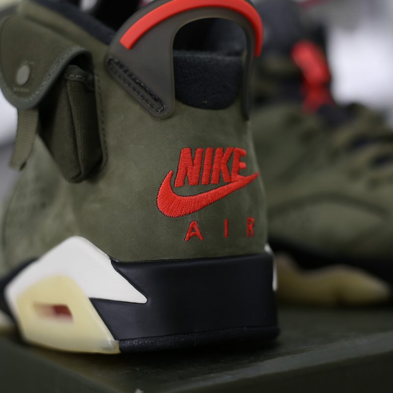 (BEST) Jordan 6 Retro Travis Scott 'OLIVE'