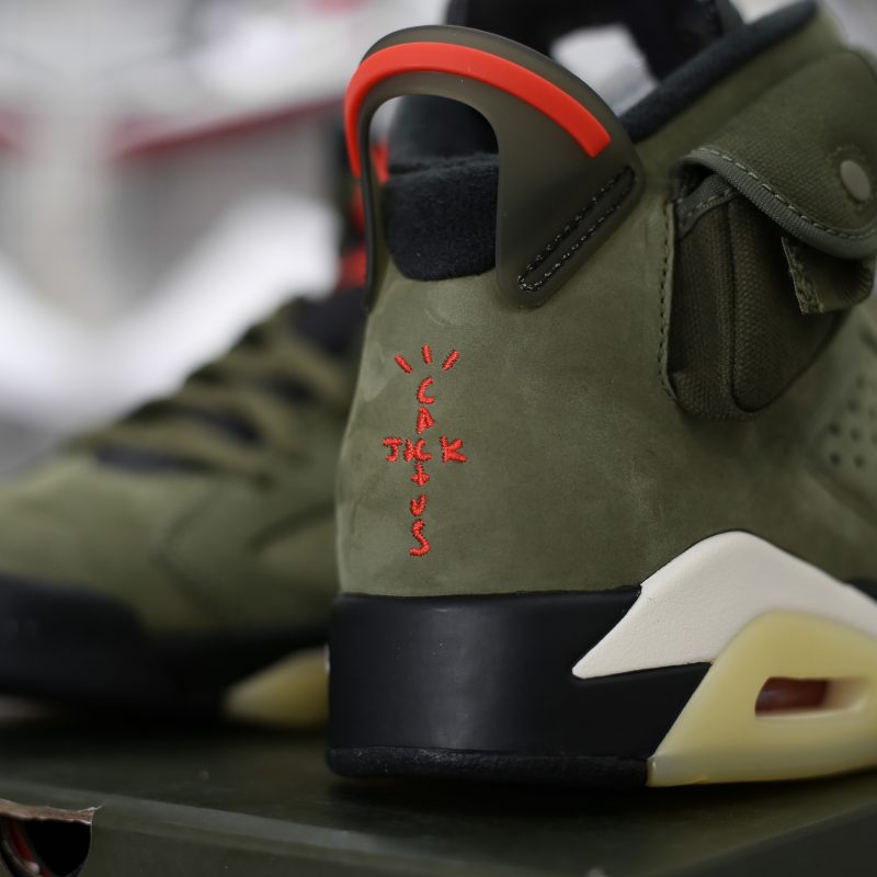 (BEST) Jordan 6 Retro Travis Scott 'OLIVE'