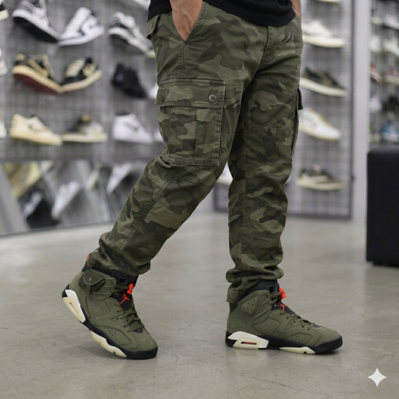 (BEST) Jordan 6 Retro Travis Scott 'OLIVE'