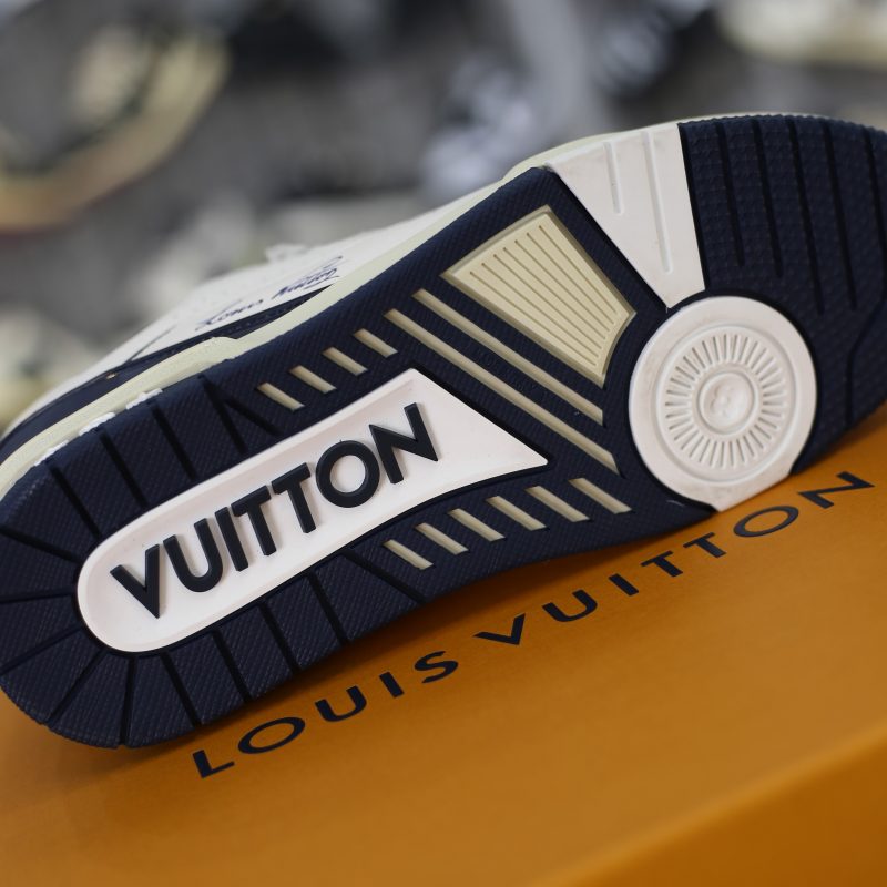 (BEST) Louis Vuitton Lv Trainer #54 Signature 'Marine Blue'