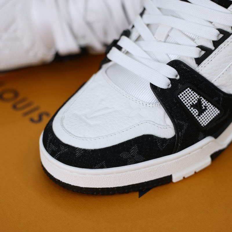 (BEST) Louis Vuitton LV Trainer 'WHITE BLACK'