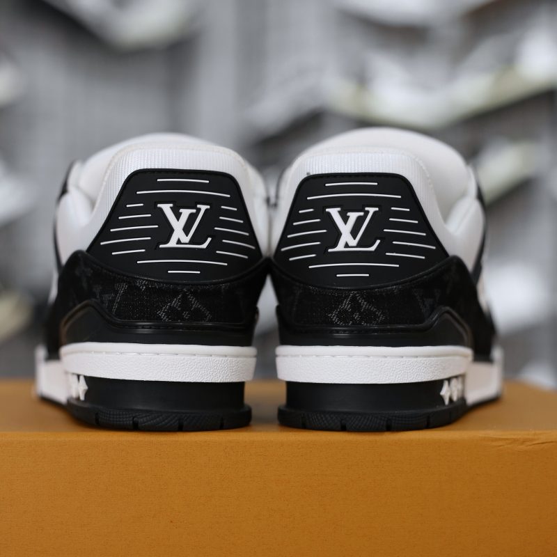 (BEST) Louis Vuitton LV Trainer 'WHITE BLACK'