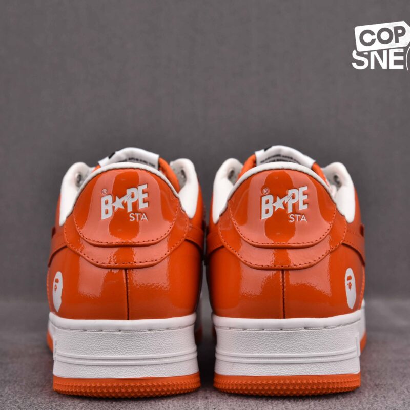 Giày A Bathing Ape Bape Sta Low Orange Best Quality