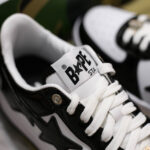Giày A Bathing Ape Bape Sta Low Black